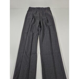 VTG John Alexander Dress Pants Mens 34x36 Gray Wool Pleated Classic USA Formal